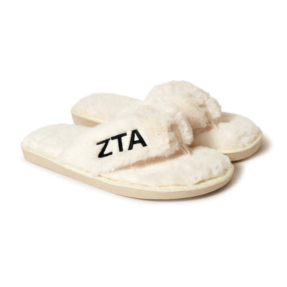 Zeta Tau Alpha Fuzzy Slippers