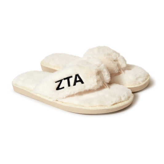 Zeta Tau Alpha Fuzzy Slippers