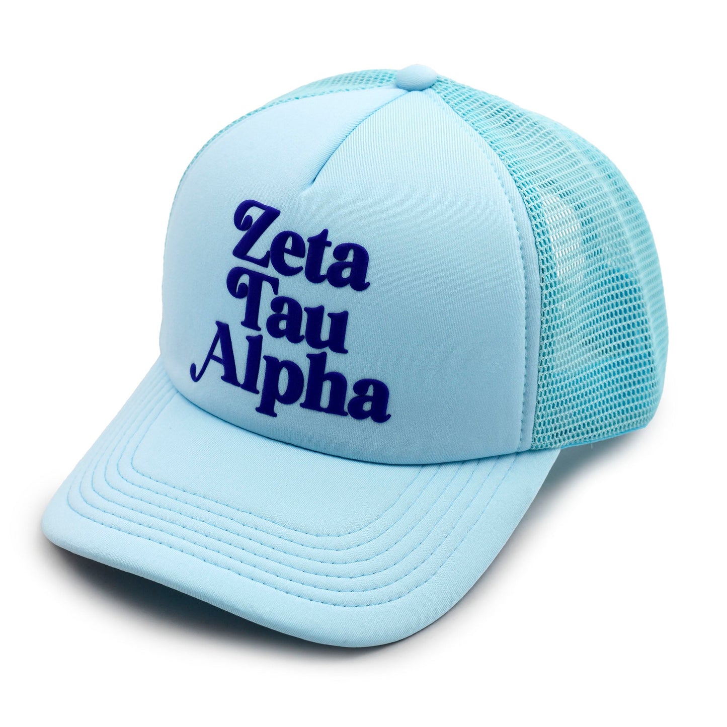 Zeta Tau Alpha Puff Print Trucker Hat