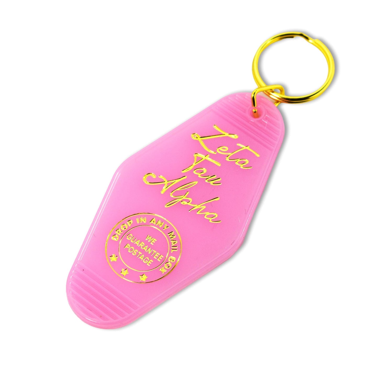 Zeta Tau Alpha Motel Keychain