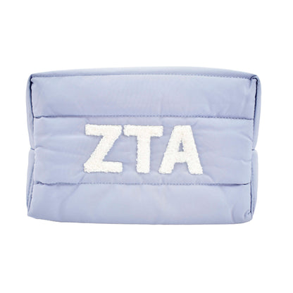 Zeta Tau Alpha Puffer Makeup Bag