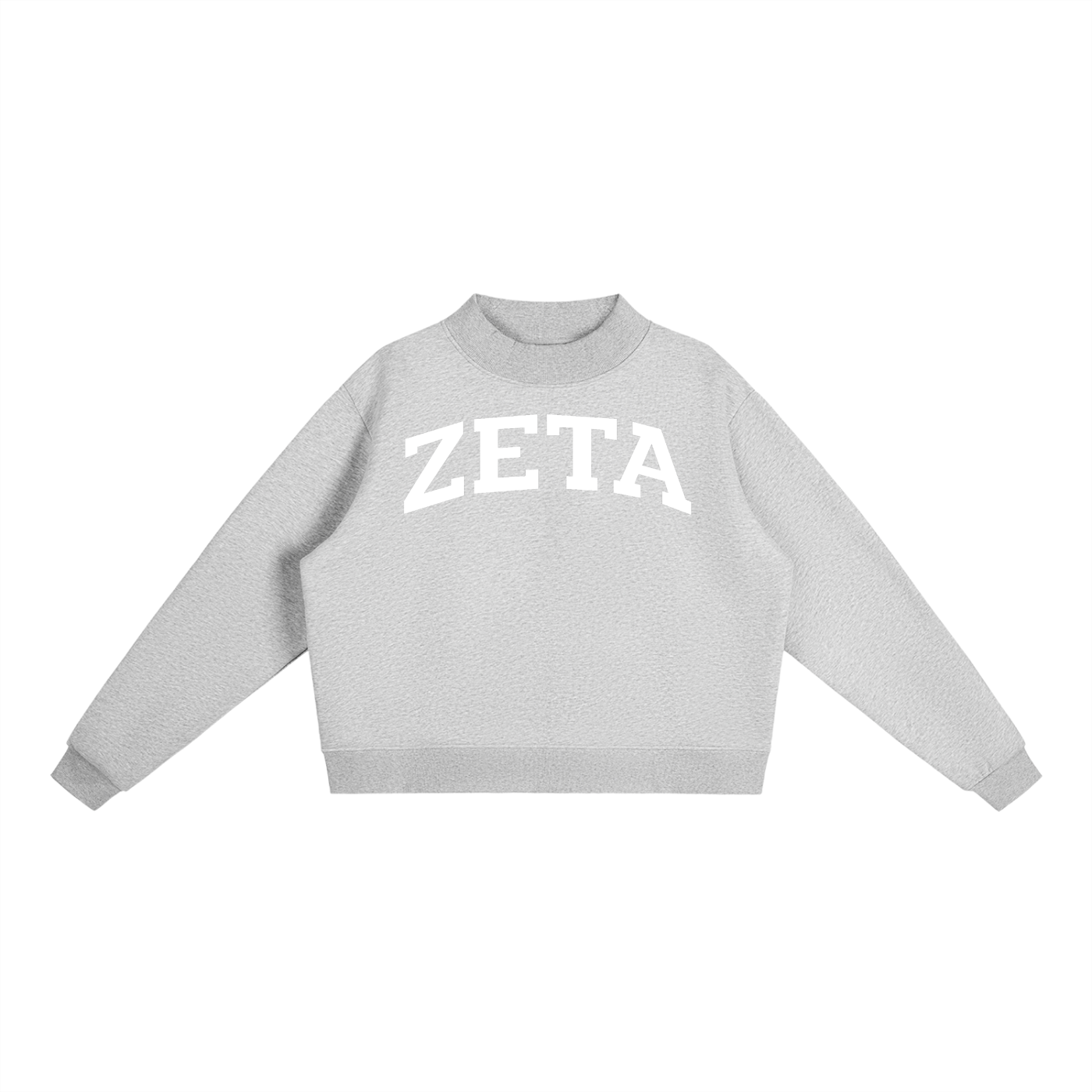 Zeta Tau Alpha Mock Neck Sweatshirt