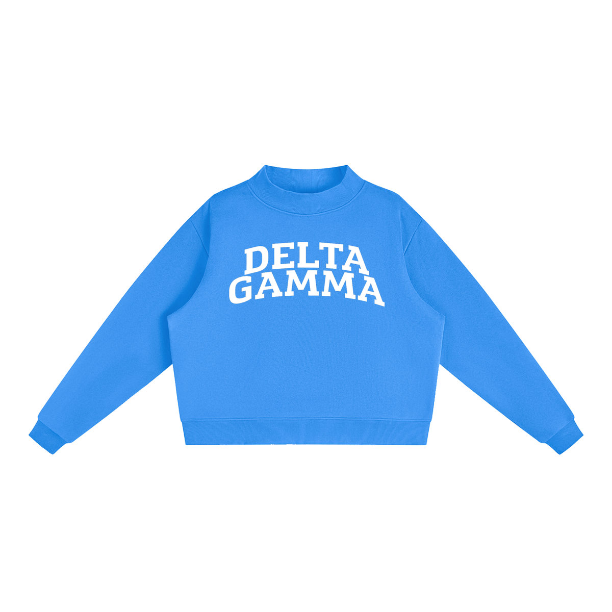 Delta Gamma Mock Neck Sweatshirt