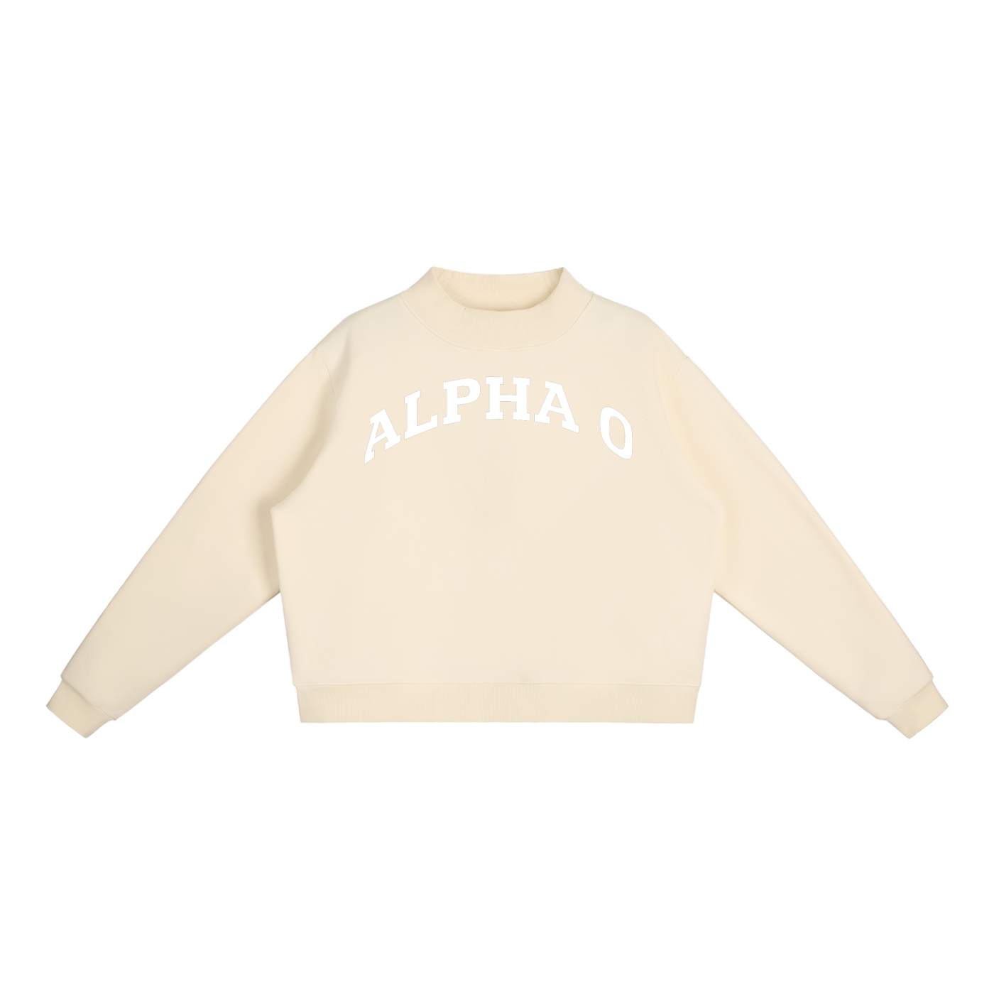 Alpha Omicron Pi Mock Neck Sweatshirt