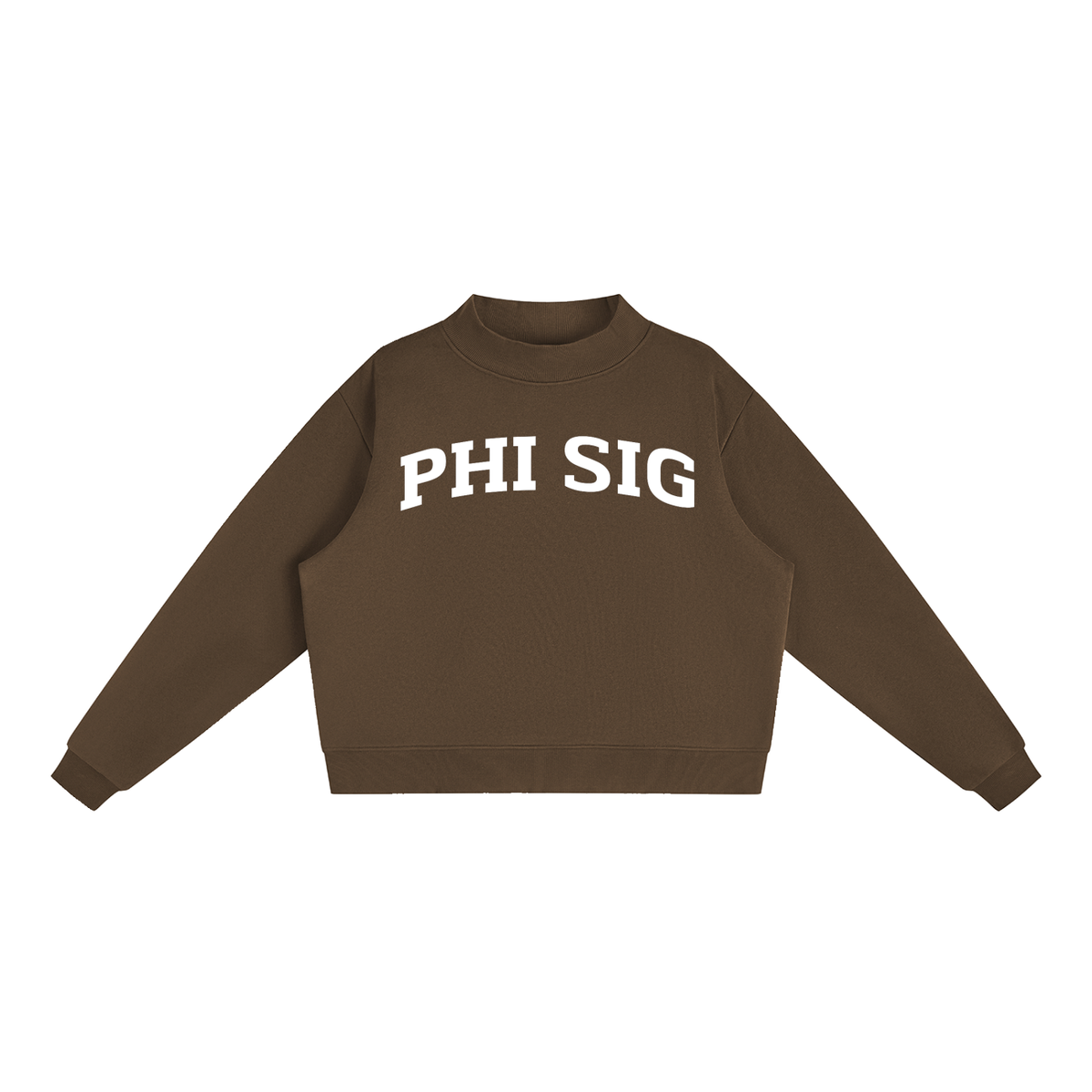 Phi Sigma Sigma Mock Neck Sweatshirt