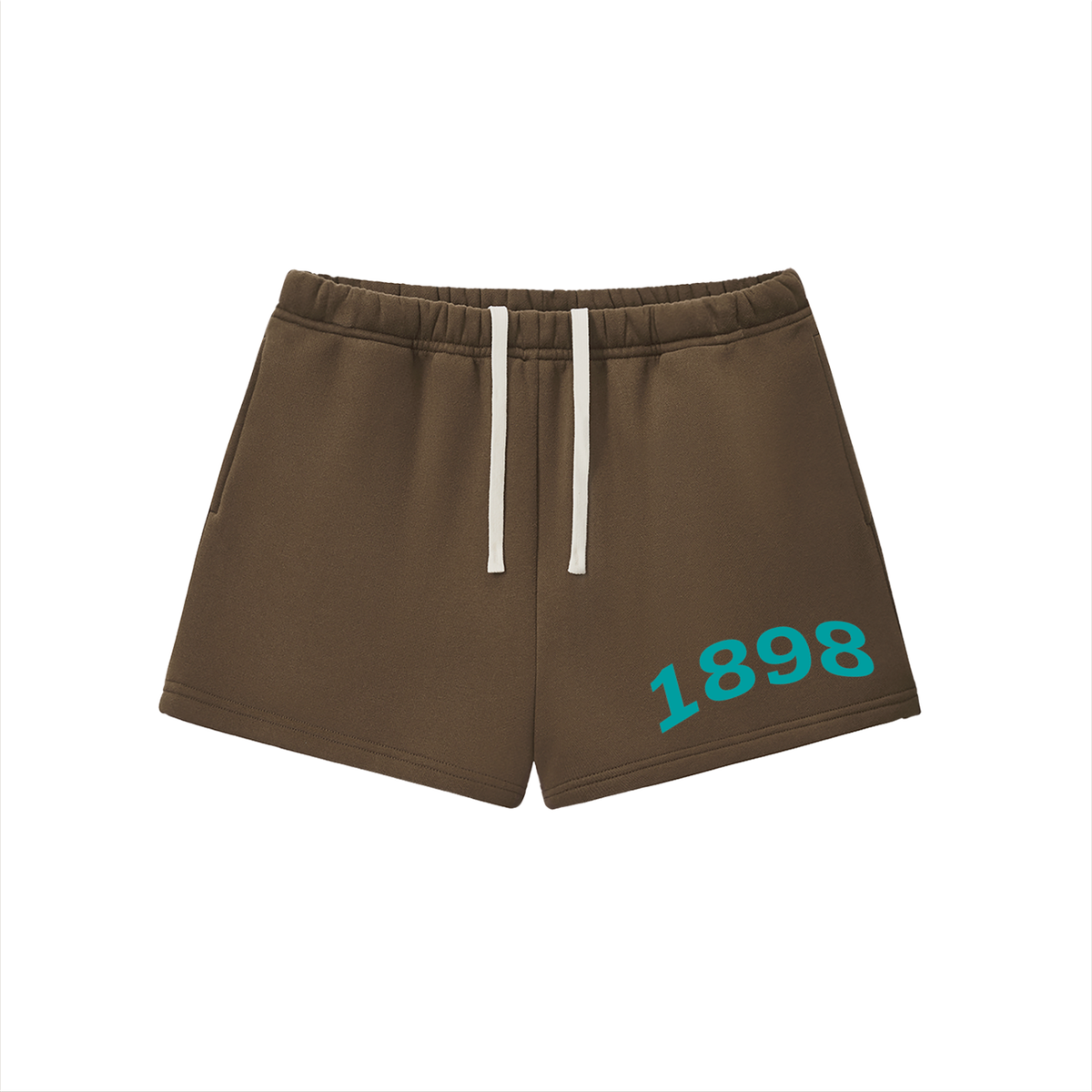 Zeta Tau Alpha Turquoise Fleece Drawstring Shorts