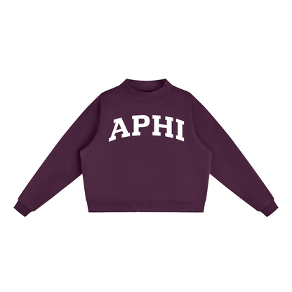 Alpha Phi Mock Neck Sweatshirt