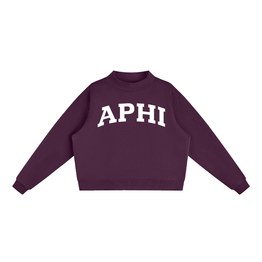 Alpha Phi Mock Neck Sweatshirt