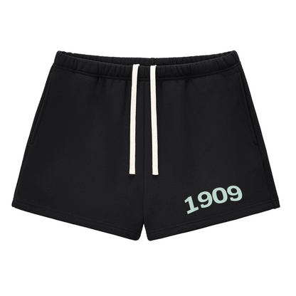 Green Alpha Epsilon Phi Fleece Drawstring Shorts