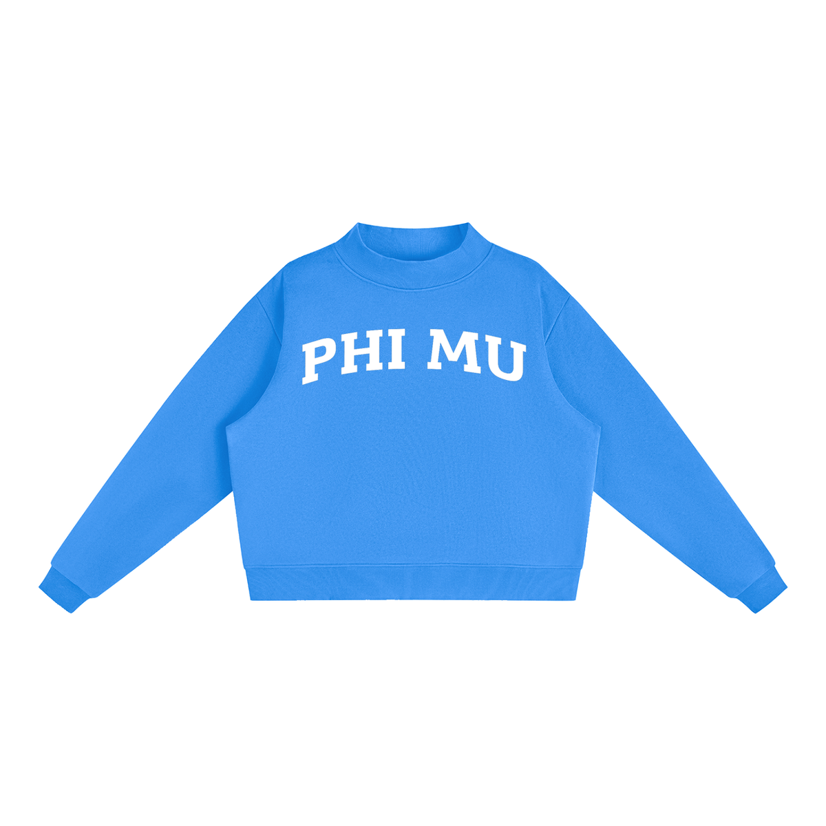 Phi Mu Mock Neck Sweatshirt