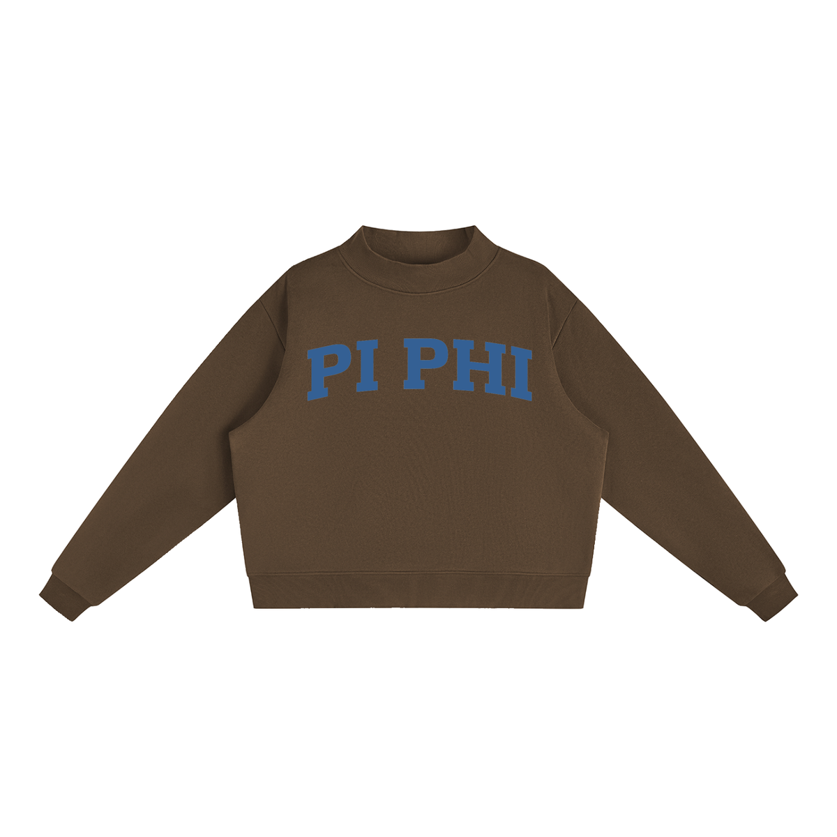 Pi Beta Phi Blue Mock Neck Sweatshirt
