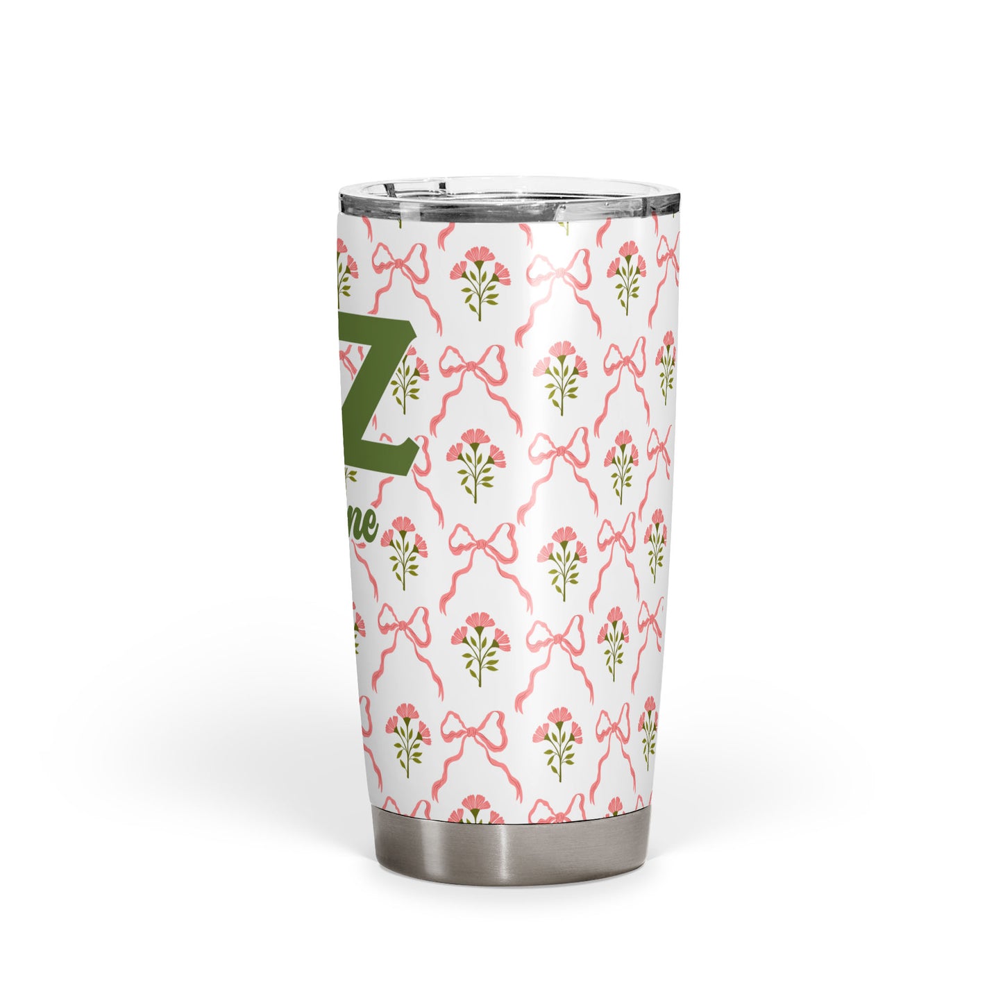 Delta Zeta Personalized Flower Tumbler - Ivy Society