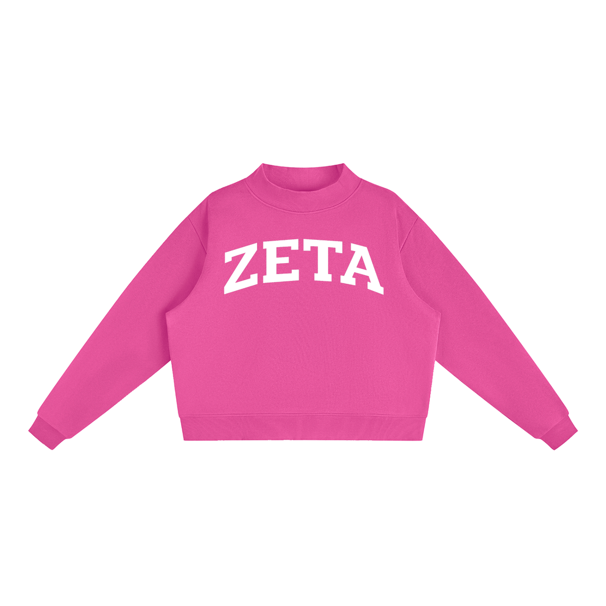 Zeta Tau Alpha Mock Neck Sweatshirt