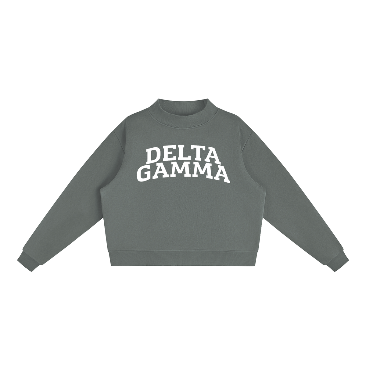 Delta Gamma Mock Neck Sweatshirt