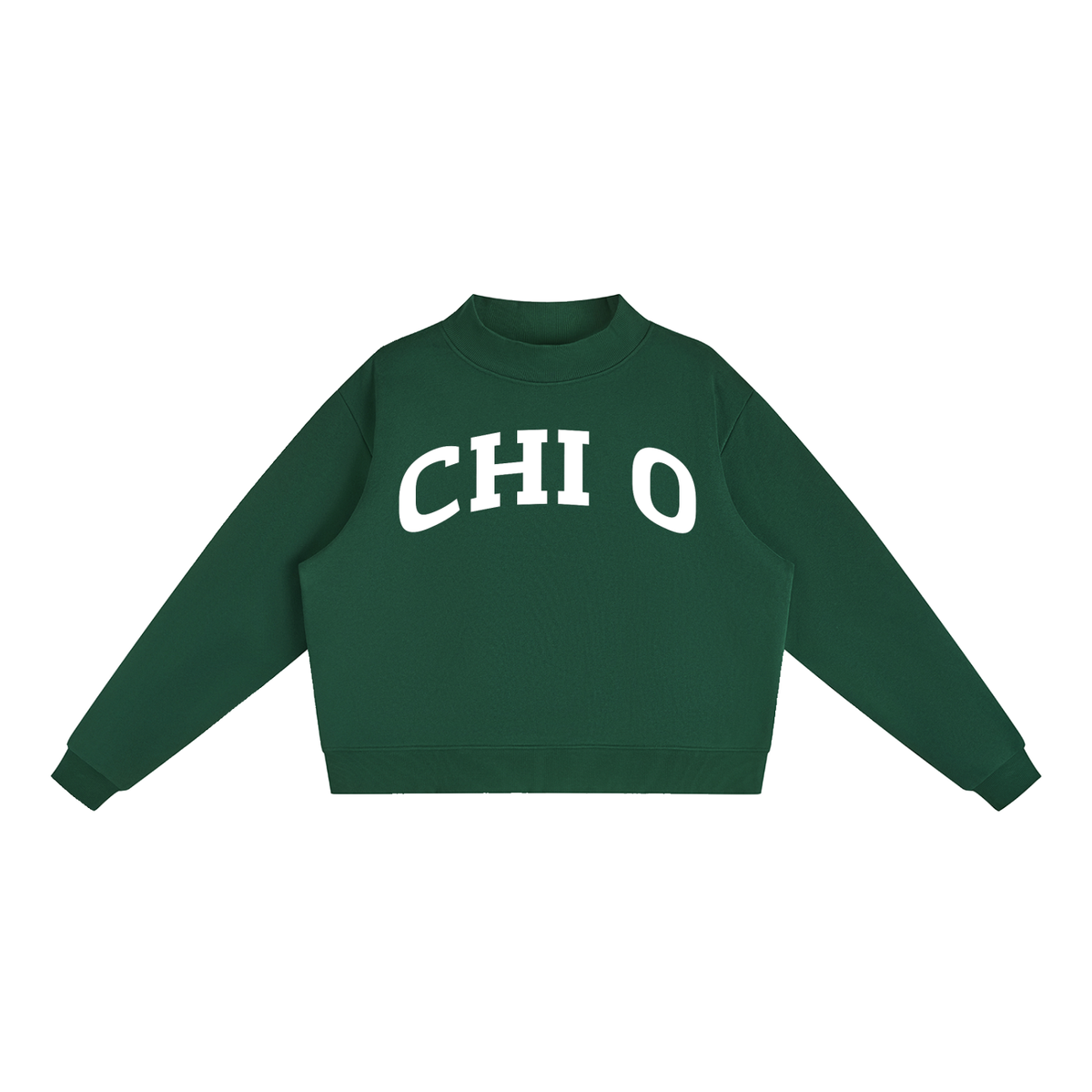 Chi Omega Mock Neck Sweatshirts