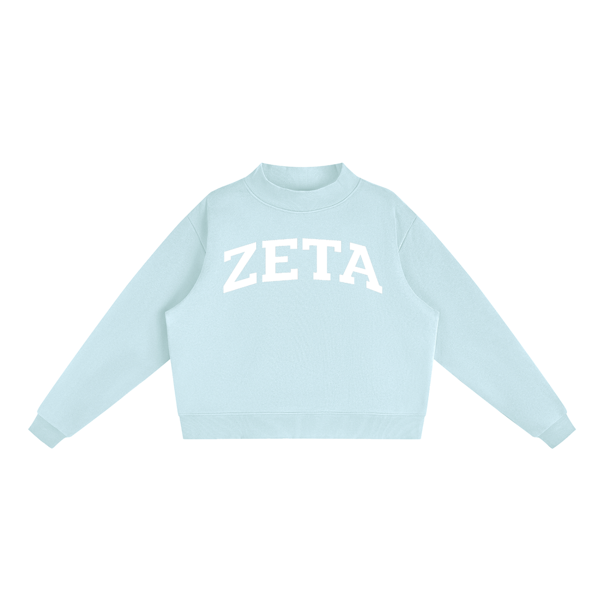 Zeta Tau Alpha Mock Neck Sweatshirt