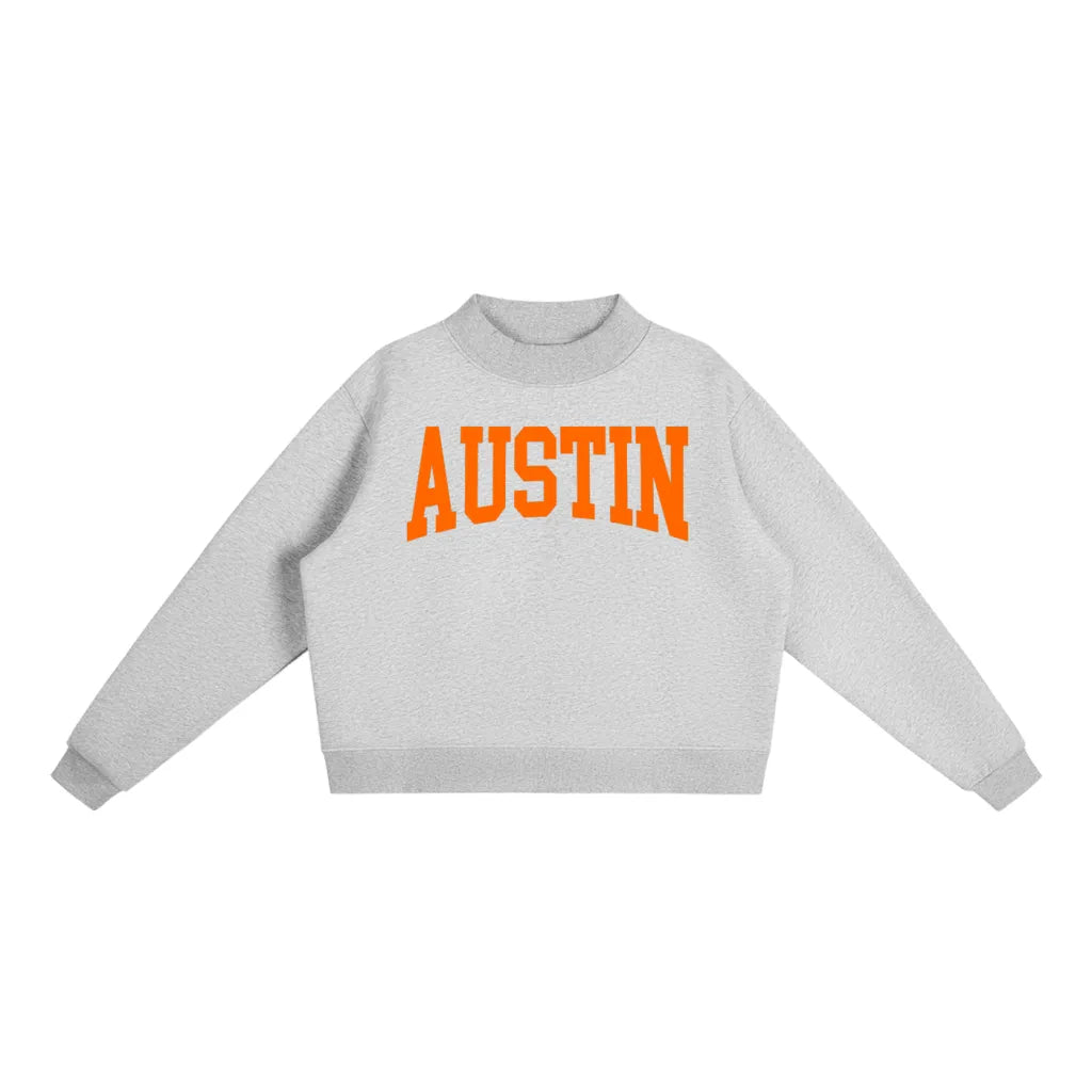 Custom Mock Neck Sweatshirt - Ivy Society