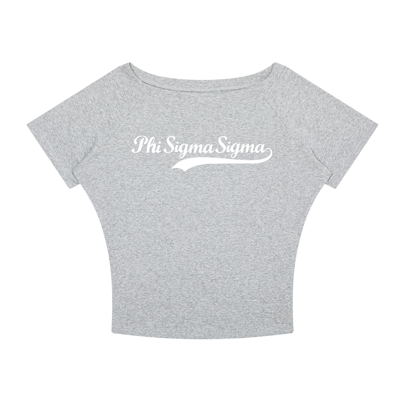 Phi Sigma Sigma Off the Shoulder Tee