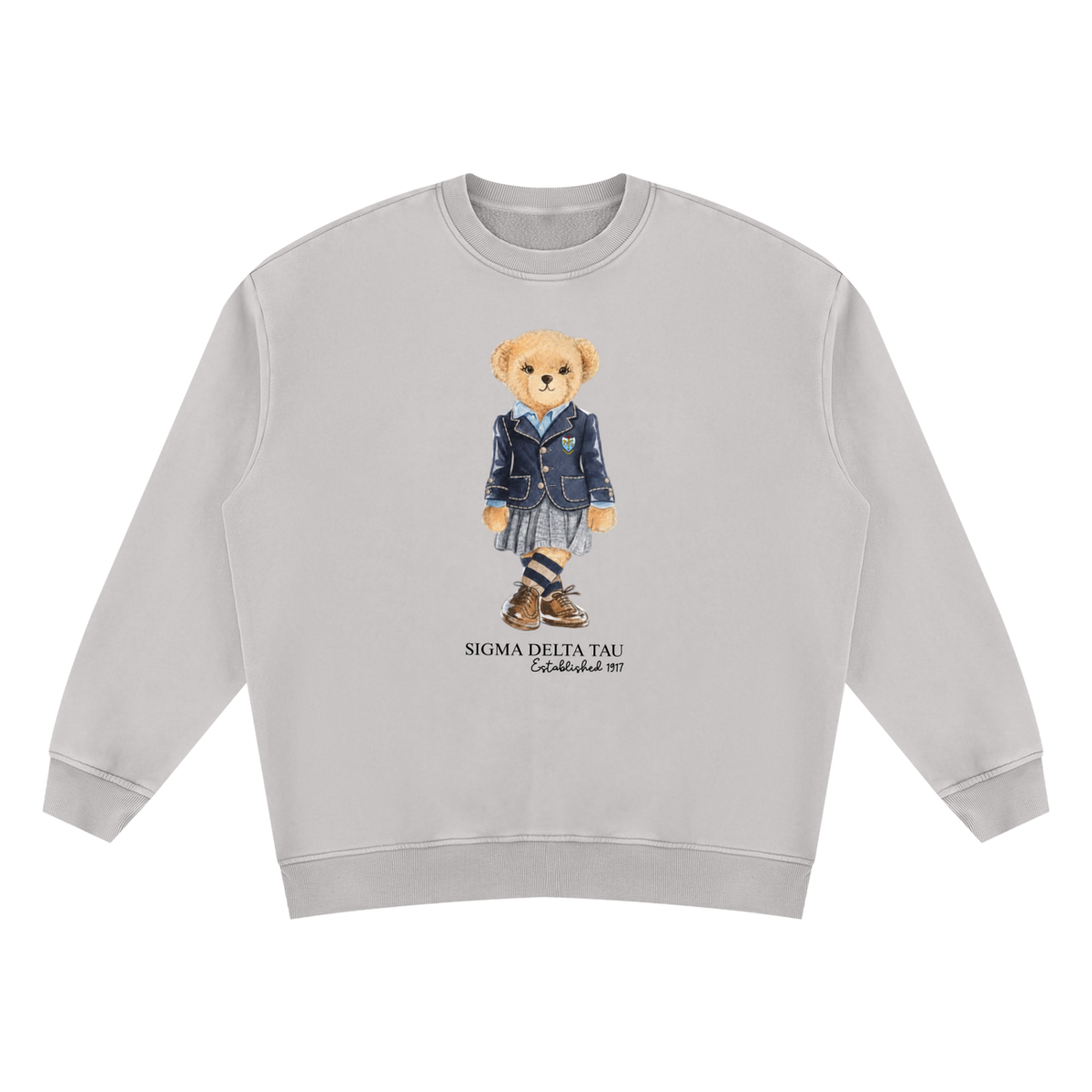 Sigma Delta Tau Sorority Bear Vintage Wash Sweatshirt