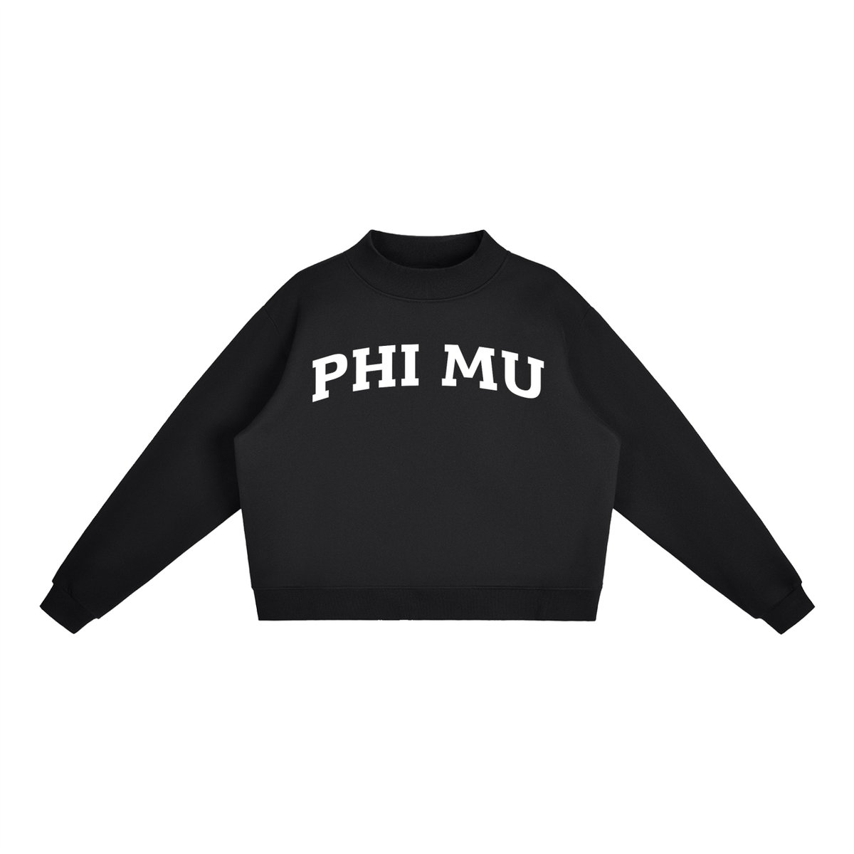 Phi Mu Mock Neck Sweatshirt