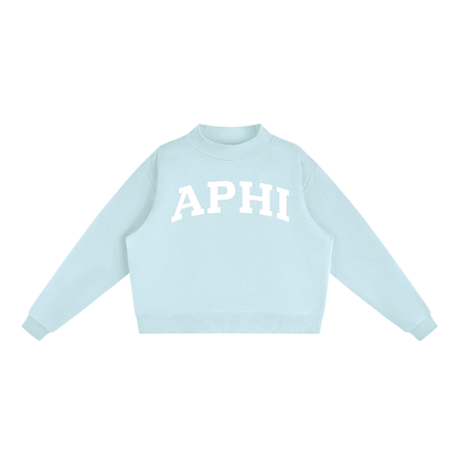 Alpha Phi Mock Neck Sweatshirt
