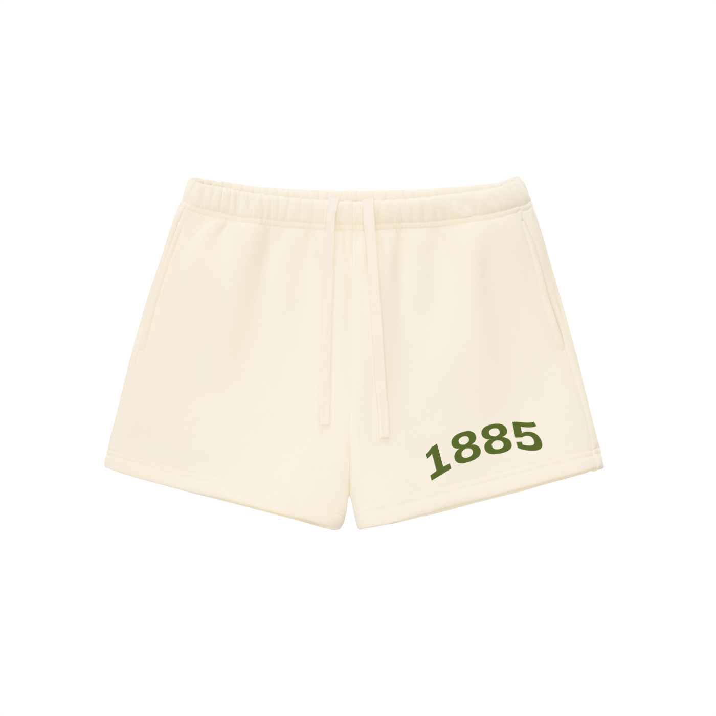 Green Alpha Chi Omega Fleece Drawstring Shorts