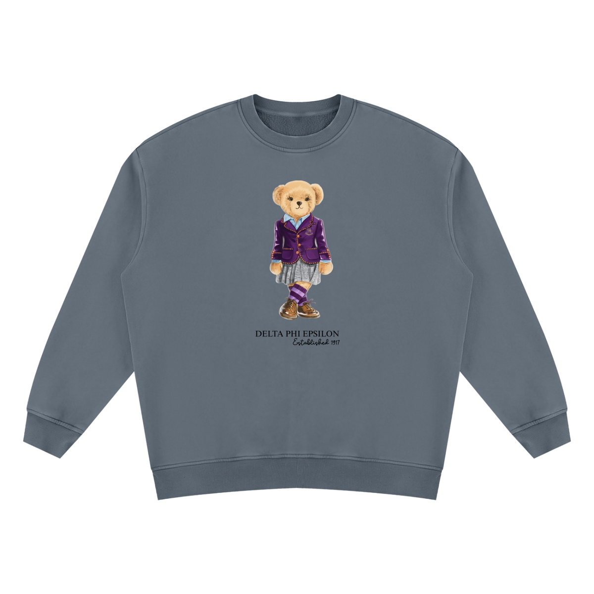 Delta Phi Epsilon Sorority Bear Vintage Wash Sweatshirt