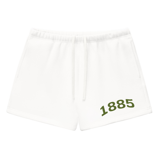 Green Alpha Chi Omega Fleece Drawstring Shorts
