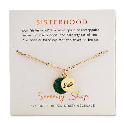 Alpha Epsilon Phi Charm Necklace