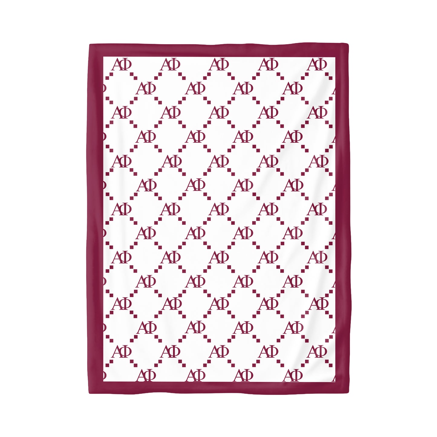 Alpha Phi Print Fleece Blanket - Ivy Society