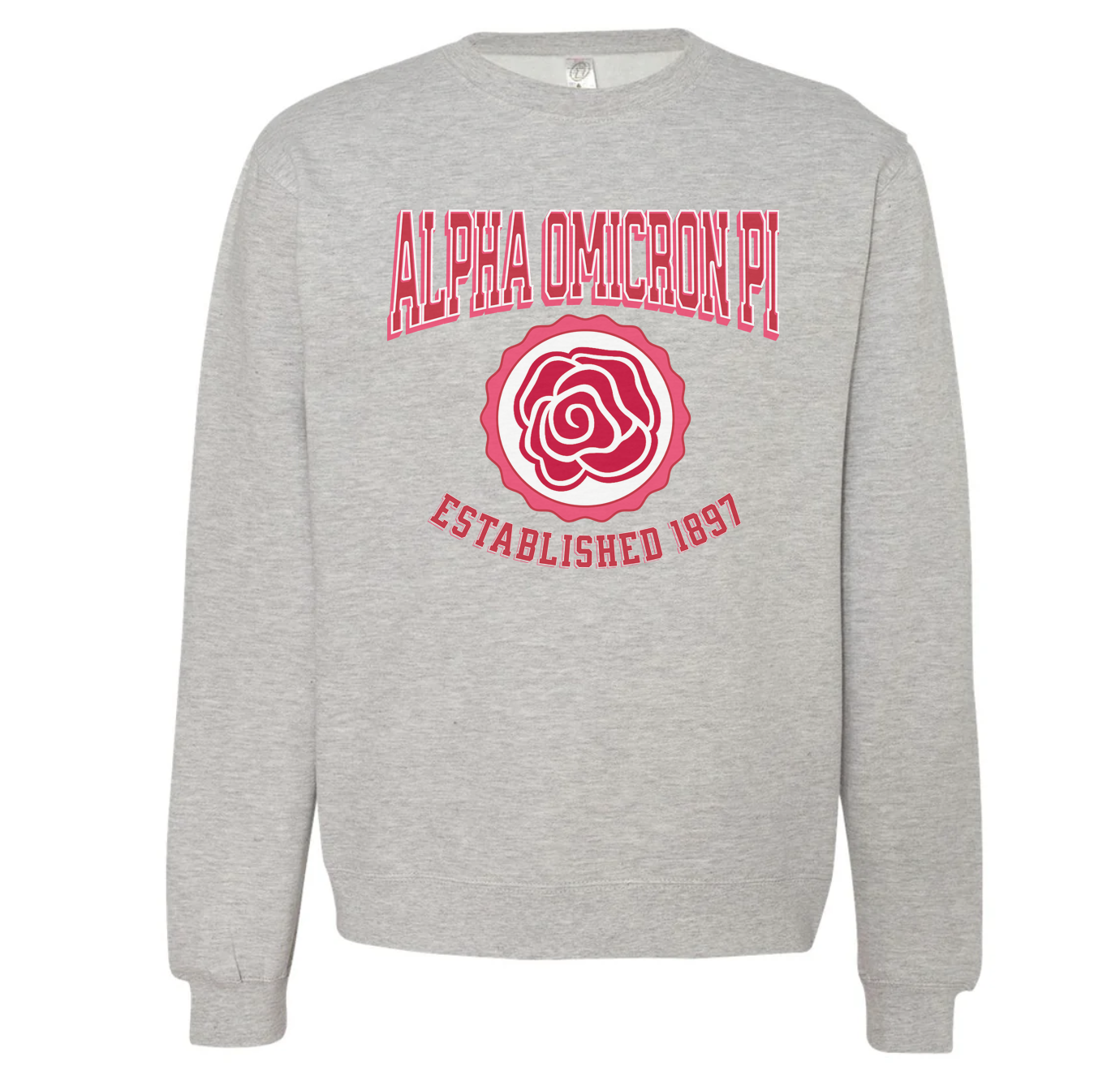 Alpha Omicron Pi Rose Sweatshirt - Ivy Society