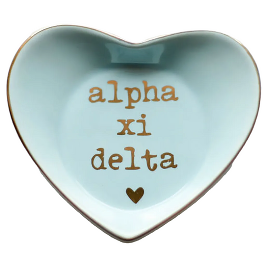 Alpha Xi Delta Heart Ring Dish - Ivy Society