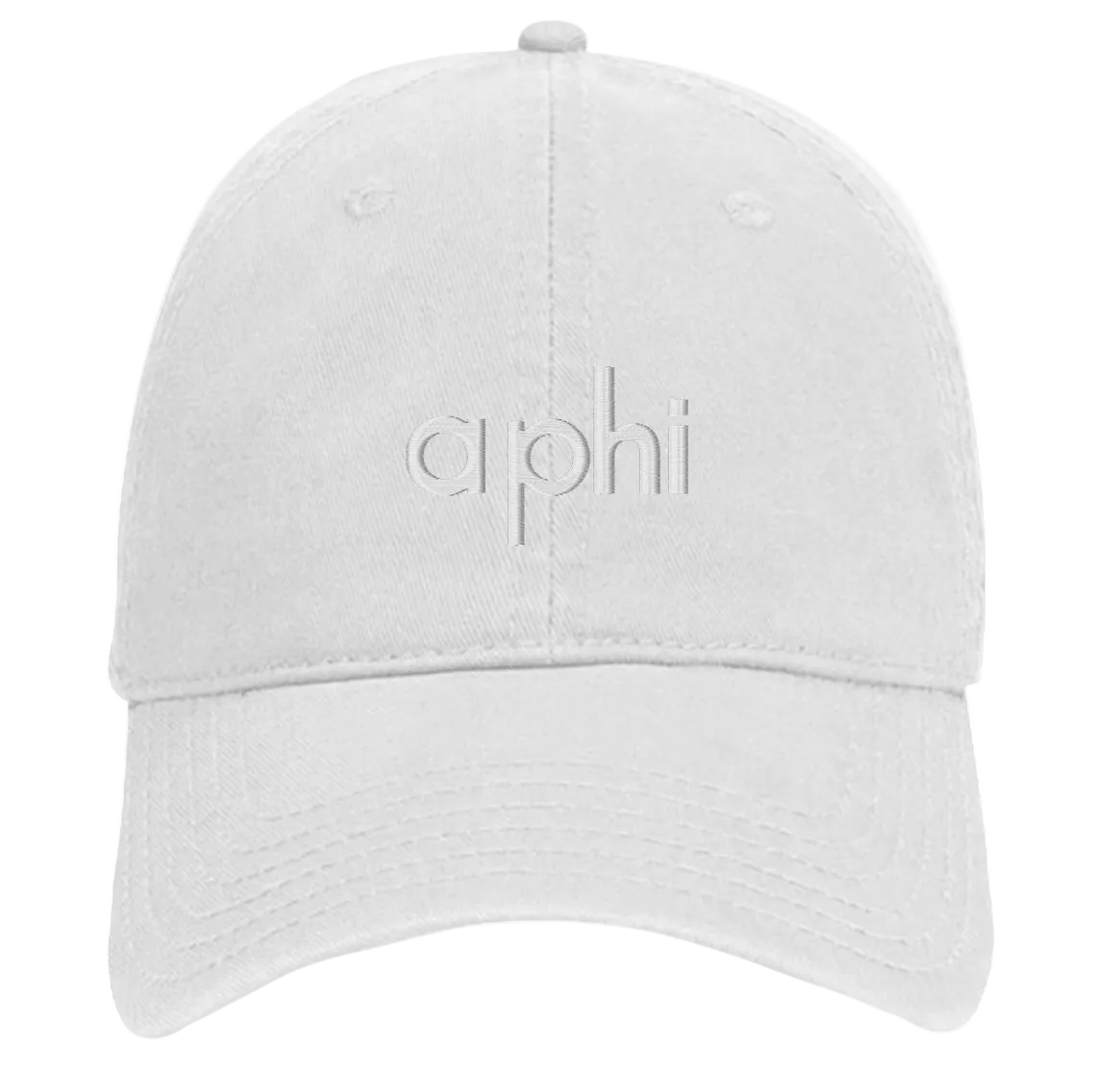 Alpha Phi Puff Embroidered Hat