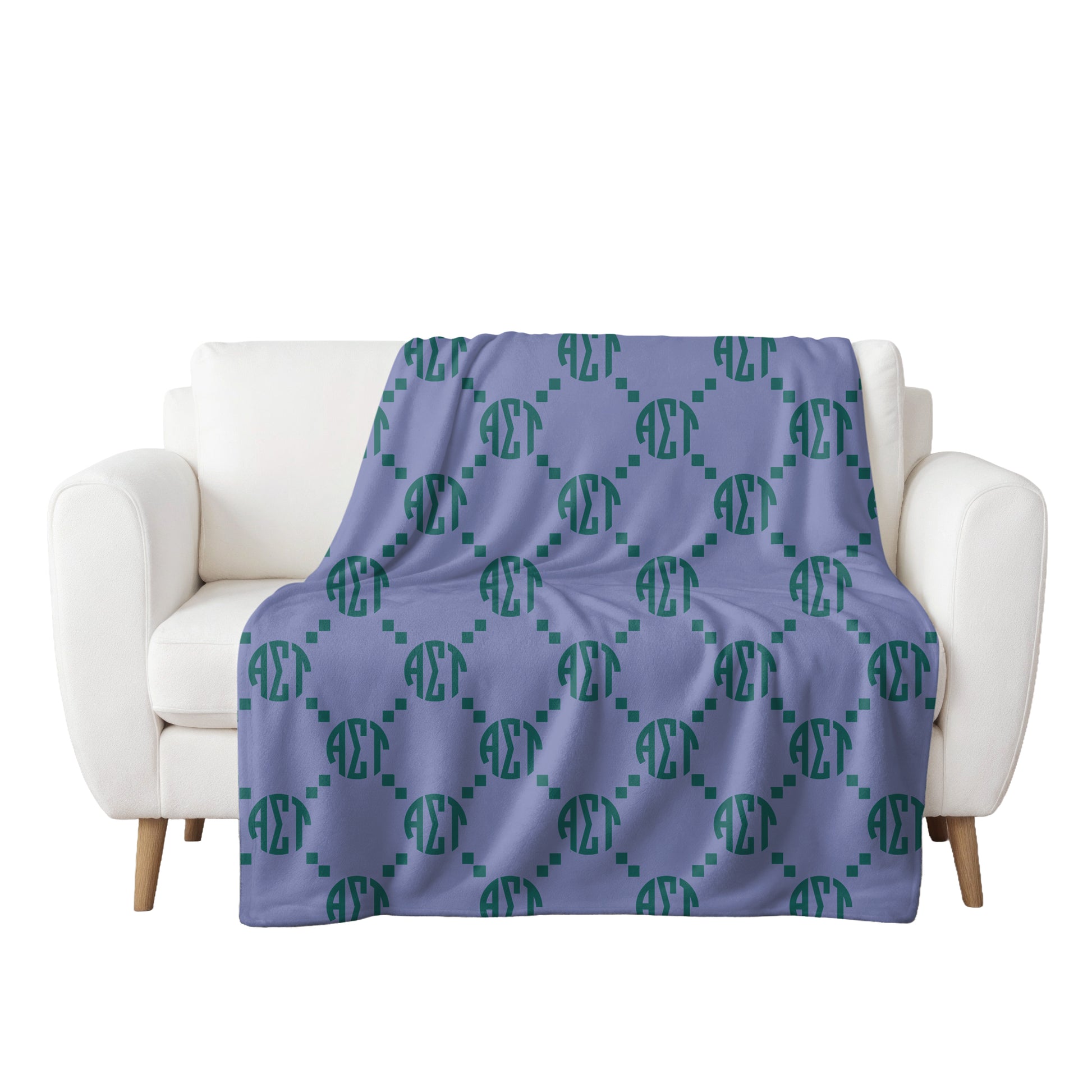 Alpha Sigma Tau Print Blanket - Ivy Society