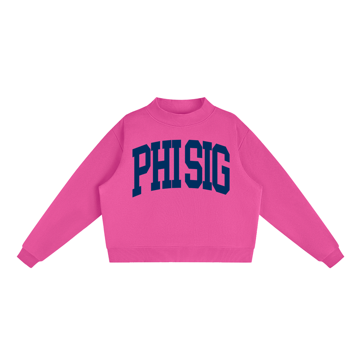 Phi Sig Mock Neck Sweatshirt
