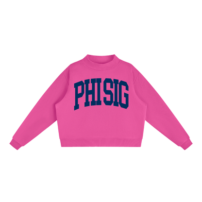 Phi Sig Mock Neck Sweatshirt