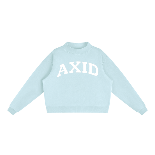 Alpha Xi Delta Mock Neck Sweatshirt
