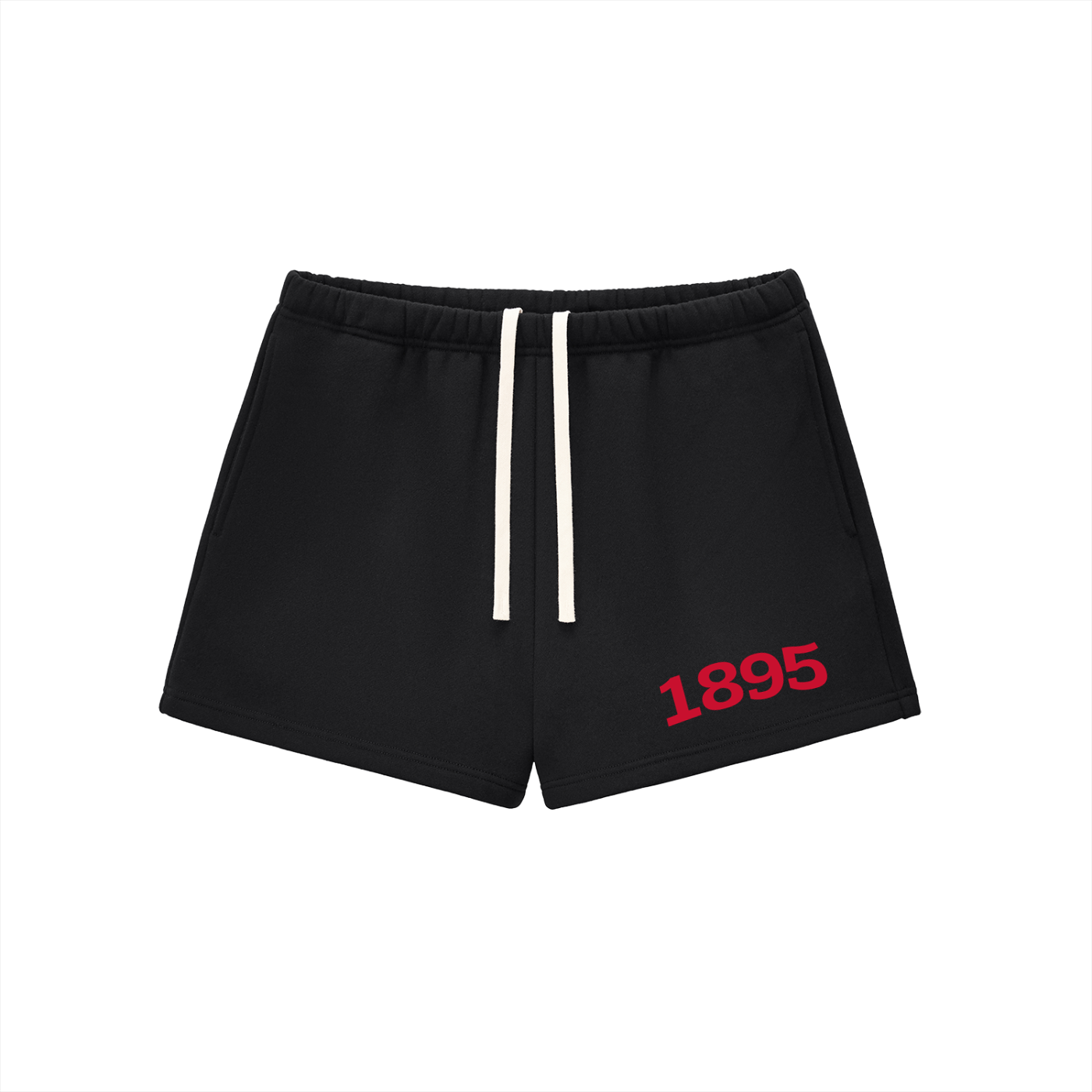 Red Chi Omega Fleece Drawstring Shorts - Ivy Society