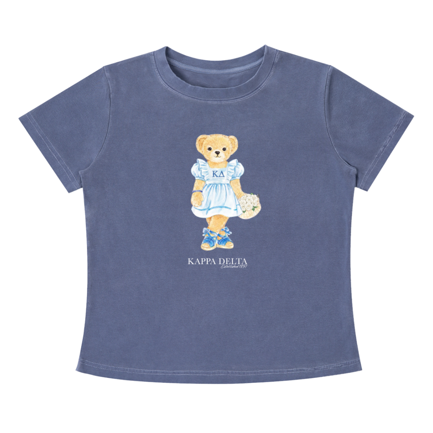 Kappa Delta Flower Bear T Shirt