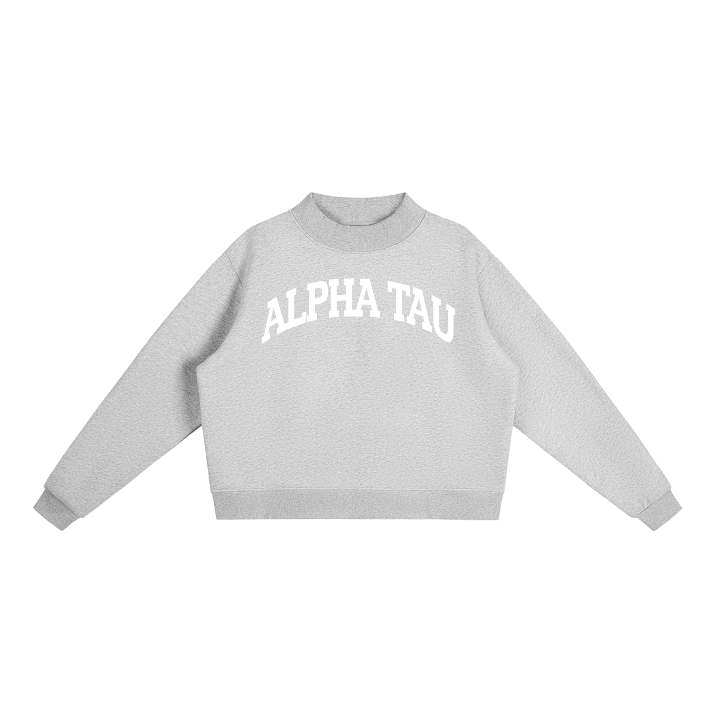 Alpha Sigma Tau Mock Neck Sweatshirt