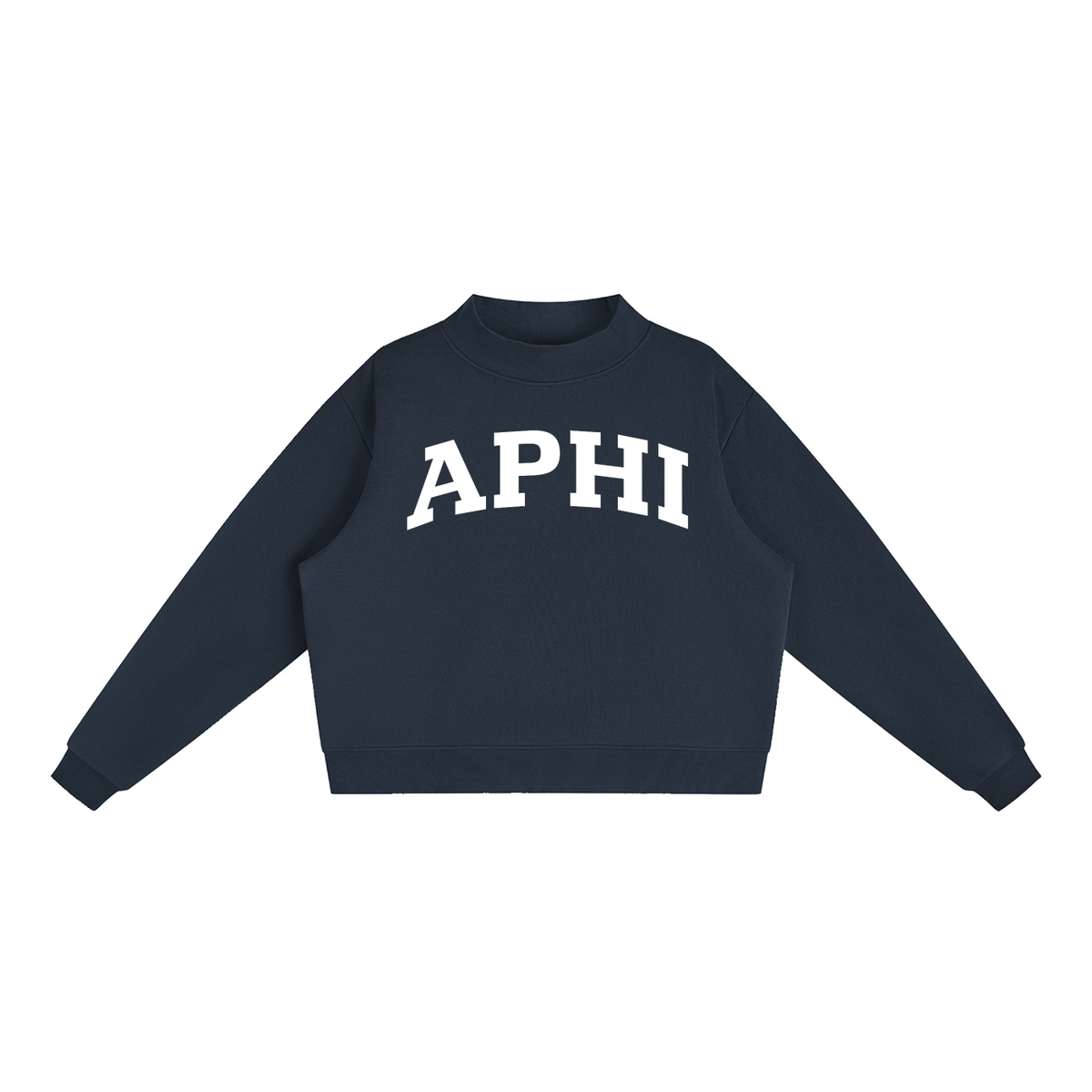 Alpha Phi Mock Neck Sweatshirt