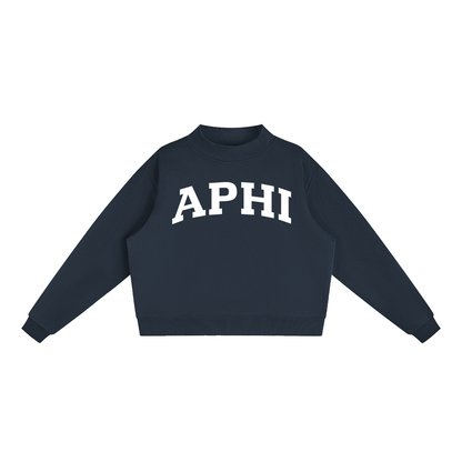 Alpha Phi Mock Neck Sweatshirt