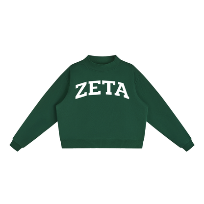Zeta Tau Alpha Mock Neck Sweatshirt