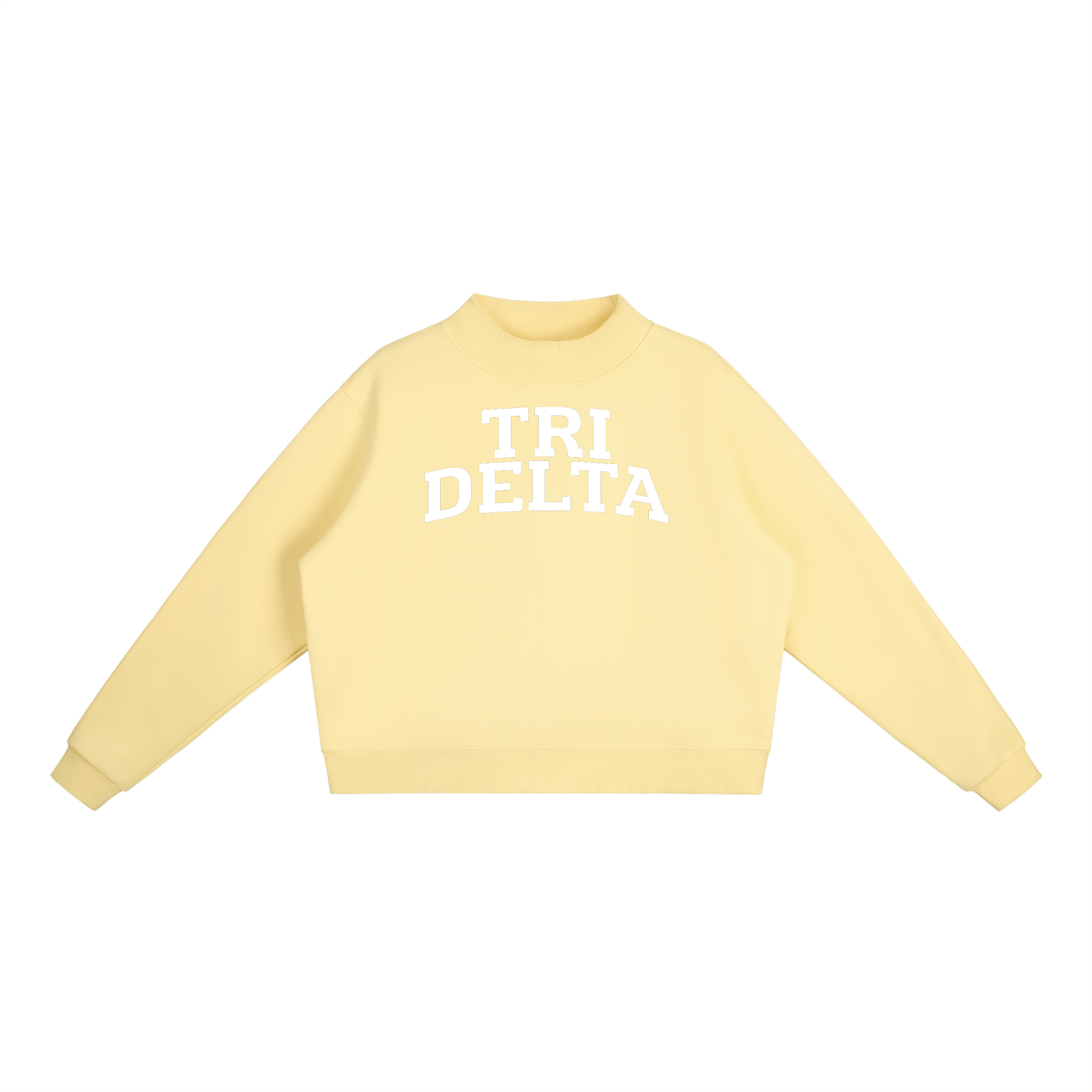 Tri Delta Mock Neck Sweatshirt - Ivy Society