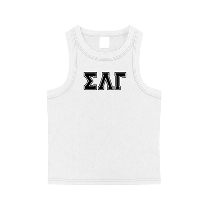Sigma Lambda Gamma Letters Tank Top - Ivy Society