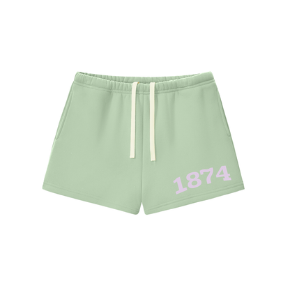 Sigma Kappa Purple Fleece Drawstring Shorts