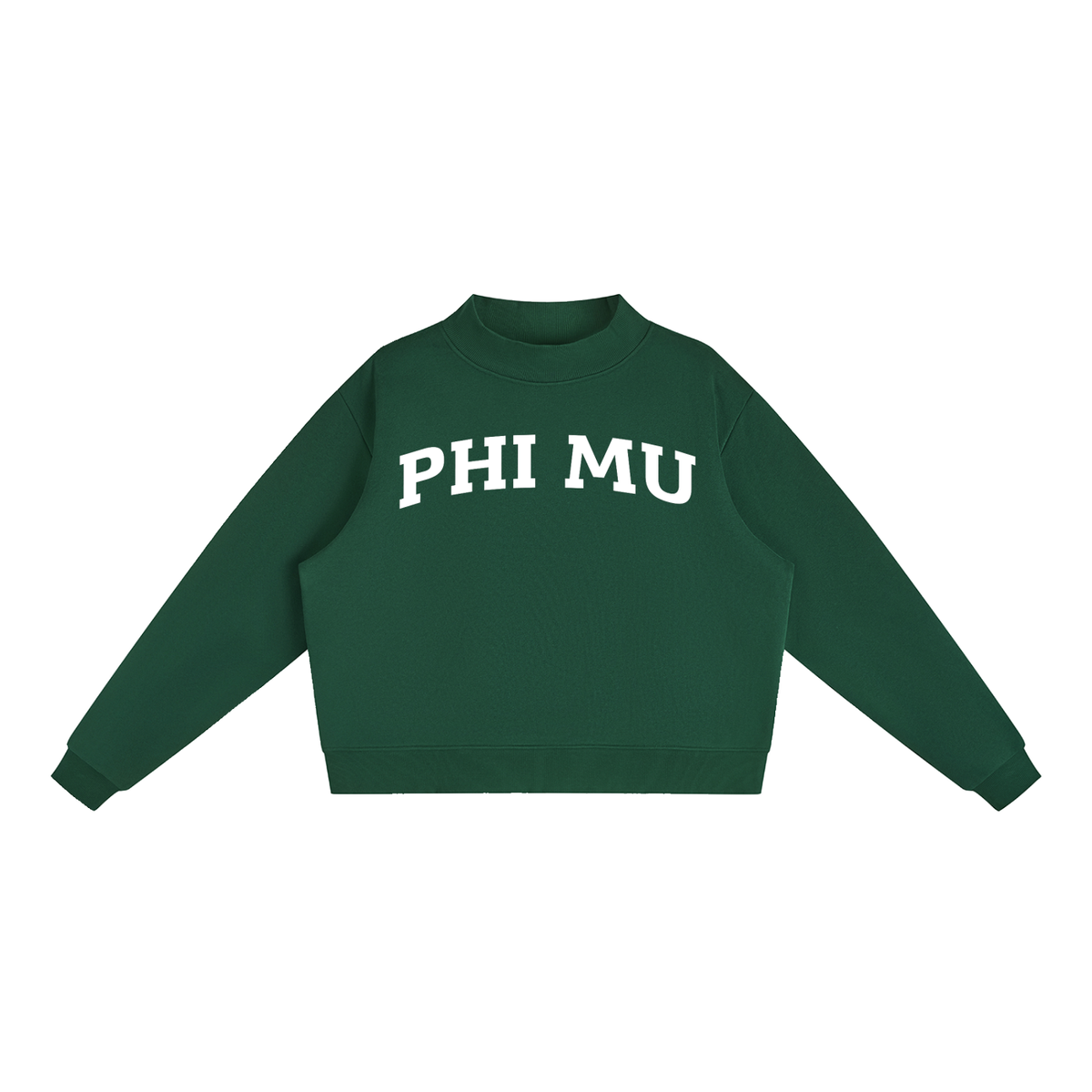 Phi Mu Mock Neck Sweatshirt