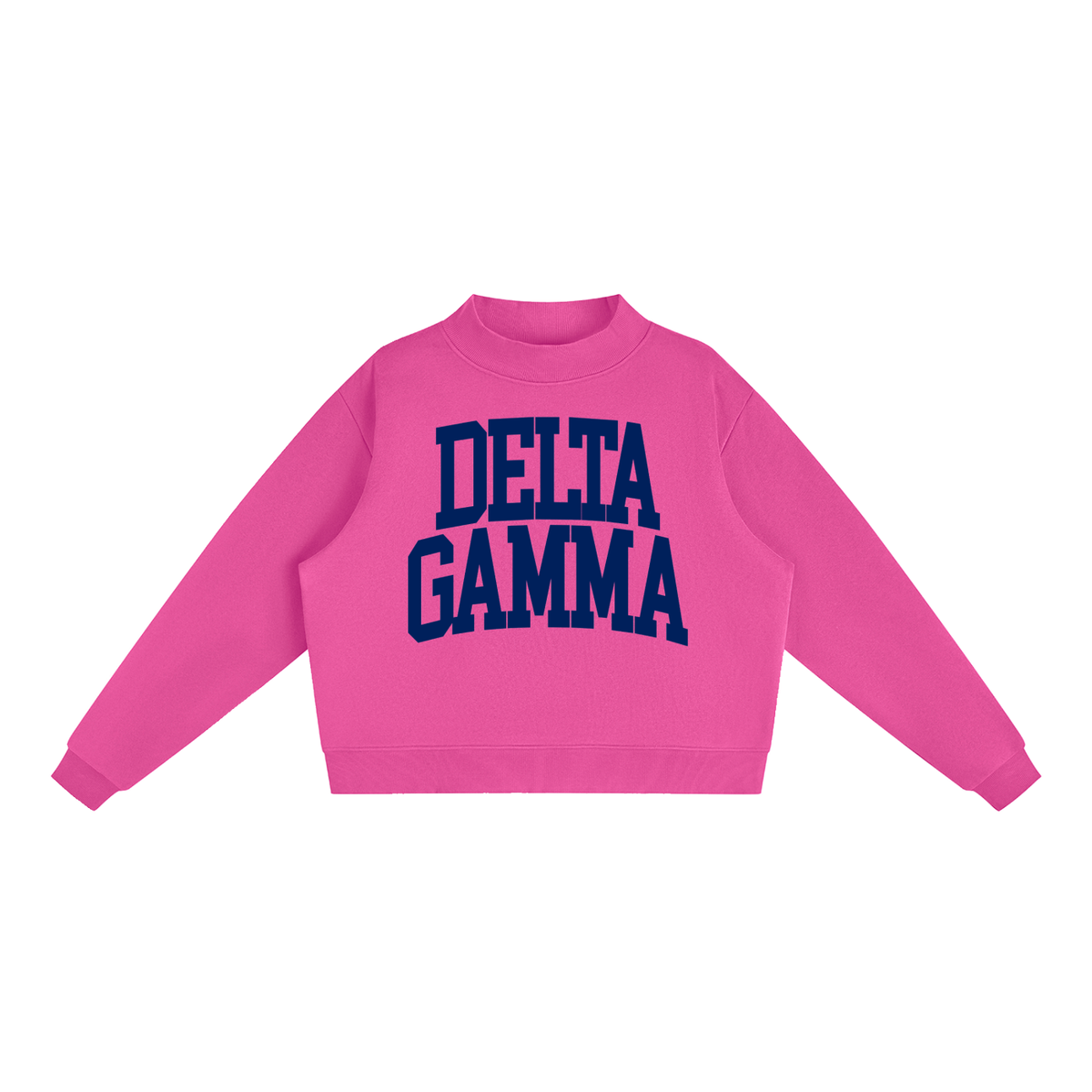Delta Gamma Big Mock Neck Sweatshirt