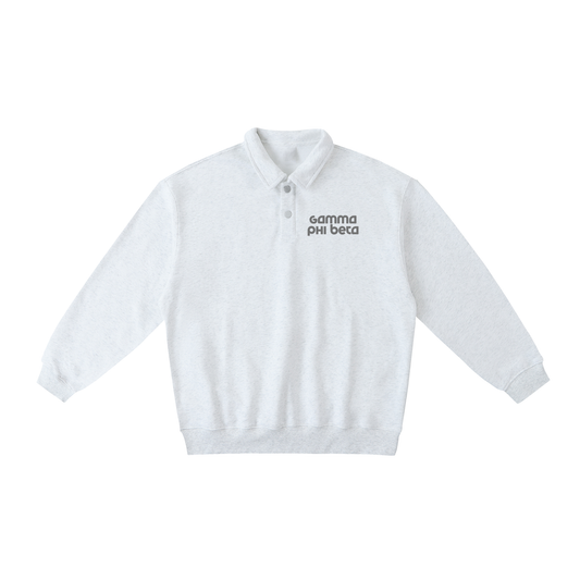 Gamma Phi Beta Polo Collar Sweatshirt