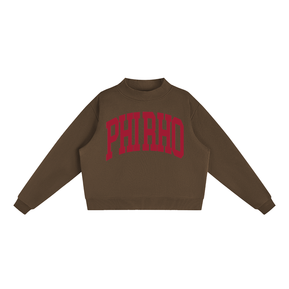 Phi Sigma Rho Big Mock Neck Sweatshirt